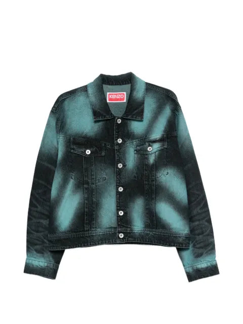 Kenzo Boke Heart logo-print denim jacket